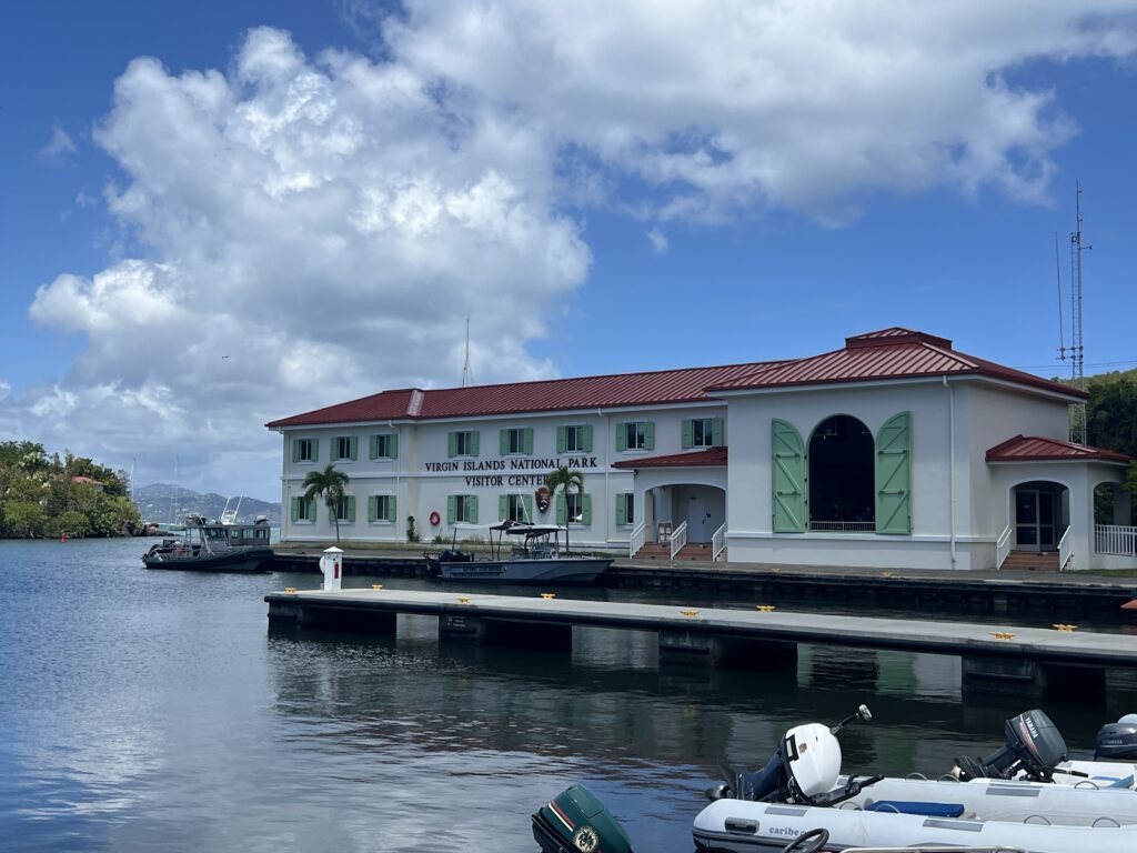 Virgin Islands National Park Visitor Center on St. John